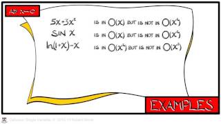 Calculus Chapter 1 Lecture 9 Orders of Growth