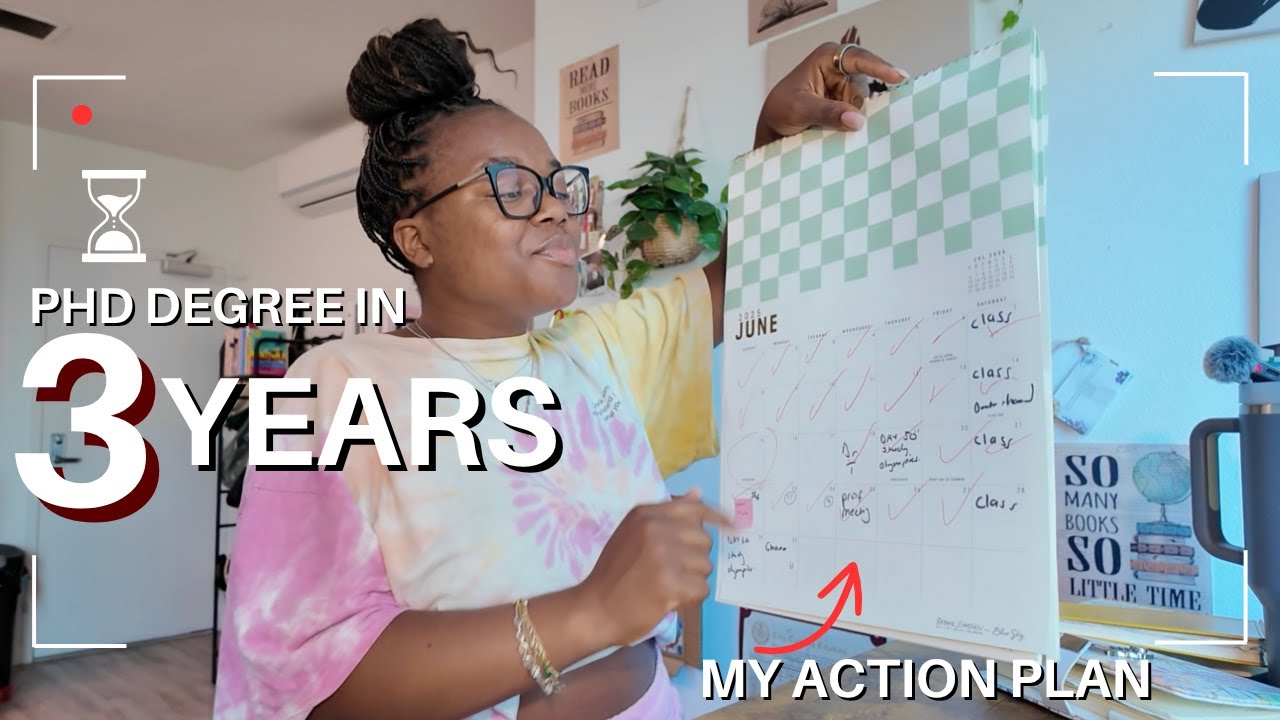 How I'm Completing My PhD Degree in 3 Years | Sharing My Crazy Plan of Action