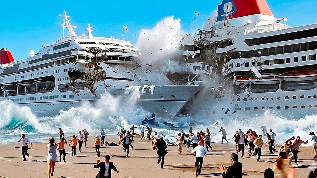 Biggest Ship Collisions and Mistakes Caught on Camera Incredible moments