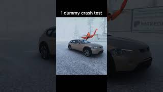 🔥 Dummy Crash Test in BeamNG Drive | Extreme Car Crash Simulation 💥🚗#beamngexperiments #crashtest