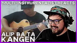 Alip Ba Ta 'Kangen' Dewa 19 Acoustic Fingerstyle Guitar | Musician Reaction   Analysis