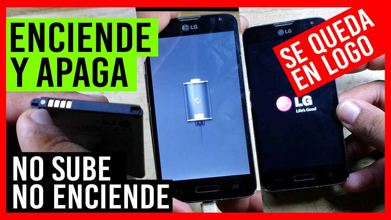 ?Telefono ENCIENDE Y SE APAGA, ?Se queda en logo - SOLUCION✔️ - YouTube