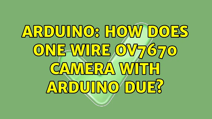 Arduino: How does one wire OV7670 camera with Arduino Due?