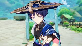 Wanderer looks DOWN upon you ( Genshin Impact 3d Animation )
