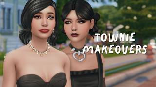 Giving Townies Makeovers in My New Save | The Sim 4