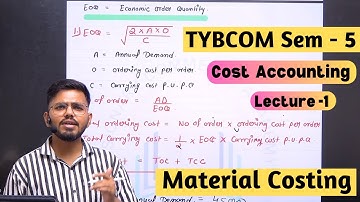 tybcom sem 5 material cost | cost accounting | University of Mumbai