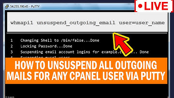 [🔴LIVE] How to unsuspend all outgoing mails for any cPanel user in WHM root?