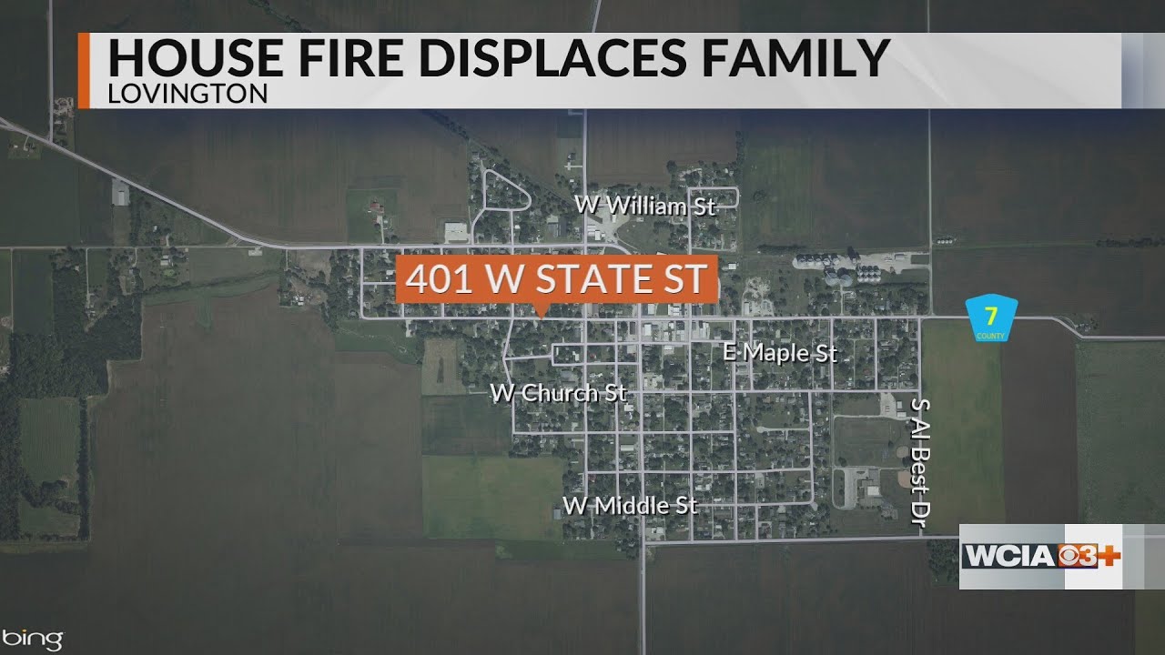 Family displaced, one hospitalized after Lovington house fire - YouTube