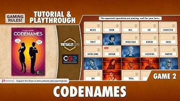 Codenames Online - Playthrough for Virtually Expo - Game 2