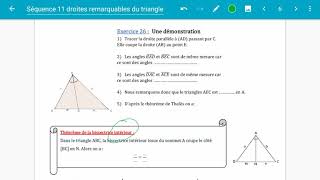 Démonstrations formules sur la bissectrice 2 : théorèmes de la bissectrice intérieur et extérieur