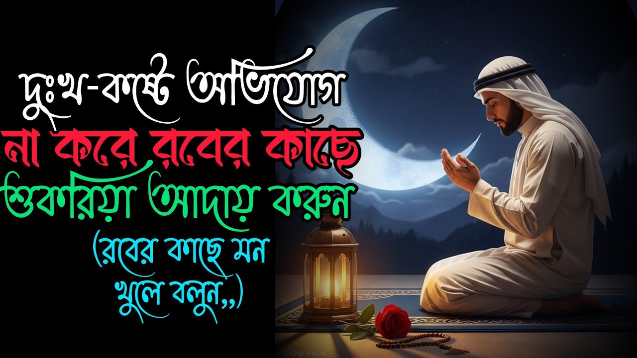 দুঃখে ভেঙে পড়লে যা করবেন | দুঃখ দূর করার উপায় | রবের সাথে অন্তরের কথা |