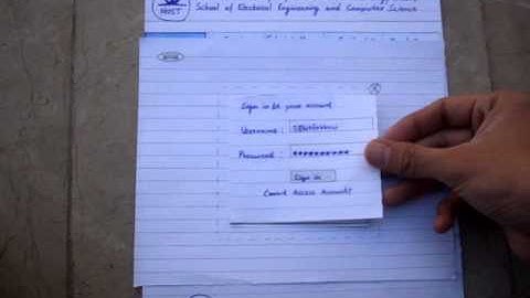 SEECS Screen Management System (Paper Prototyping).MPG