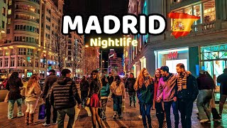 🇪🇸 [4K] MADRID - Nightlife in the Capital City of Spain - World's Most Beautiful Cities