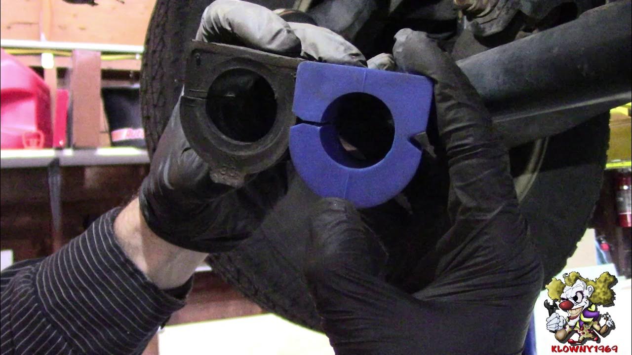What A Bad Sway Bar Bushing Sounds Like & How To Replace - YouTube