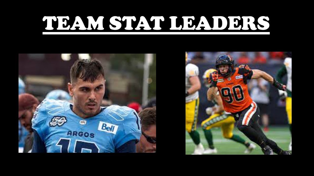 Examining CFL Team Stats As We Approach Labour Day Weekend Argos