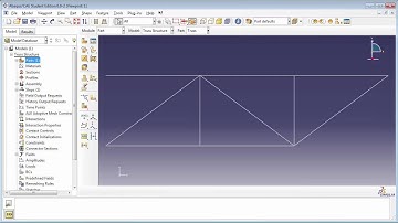 2.b) Static Analysis of a 2D truss - Part 1 of 2 (with audio)
