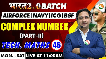Complex Number-2 for Airforce, Navy, ICG | Complete Maths for Airforce X Group | Airforce