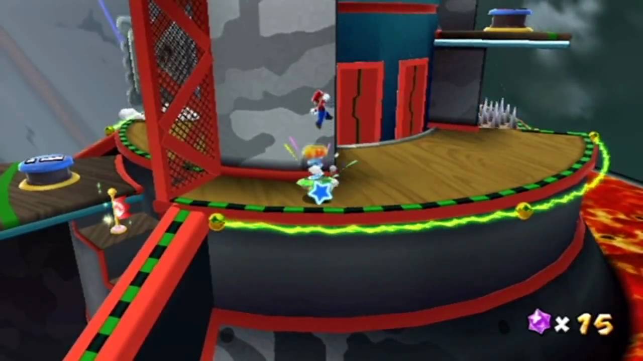 Super Mario Galaxy 2 - Space Storm Galaxy: To The Top of Topman's Tower  [HD] - YouTube