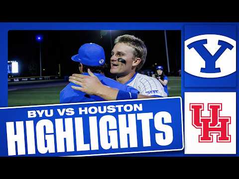 BYU vs HOUSTON | GAME 3 | SERIES SWEEP | FULL GAME HIGHLIGHTS | BYU BASEBALL