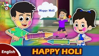 Happy Holi - Holi Colours Moral Story | How To Play Holi | English Moral Stories | Kids Stories