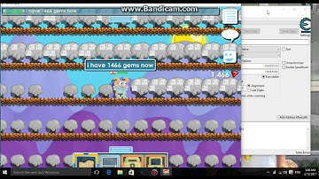 hack gems on pc by cheat engine (windows 7-8-10)| growtopia