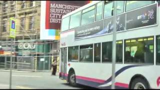 Route 93 First Manchester Volvo Olympian Alexander Royale 30802 (R622JUB) Drive Off