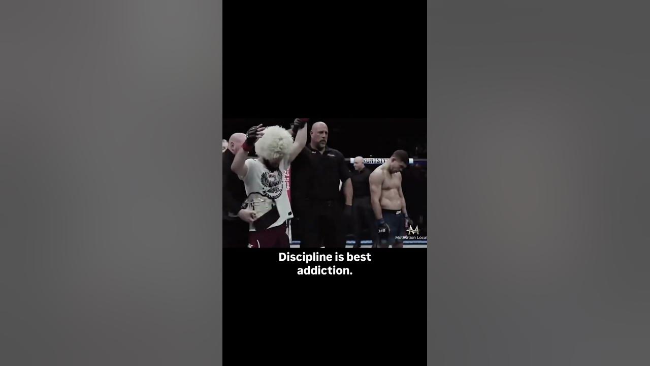 Discipline is the best addiction You don’t need more motivation #khabib #motivation #ironmind Discipline is the best addiction You don’t need more motivation #khabib #motivation #ironmind