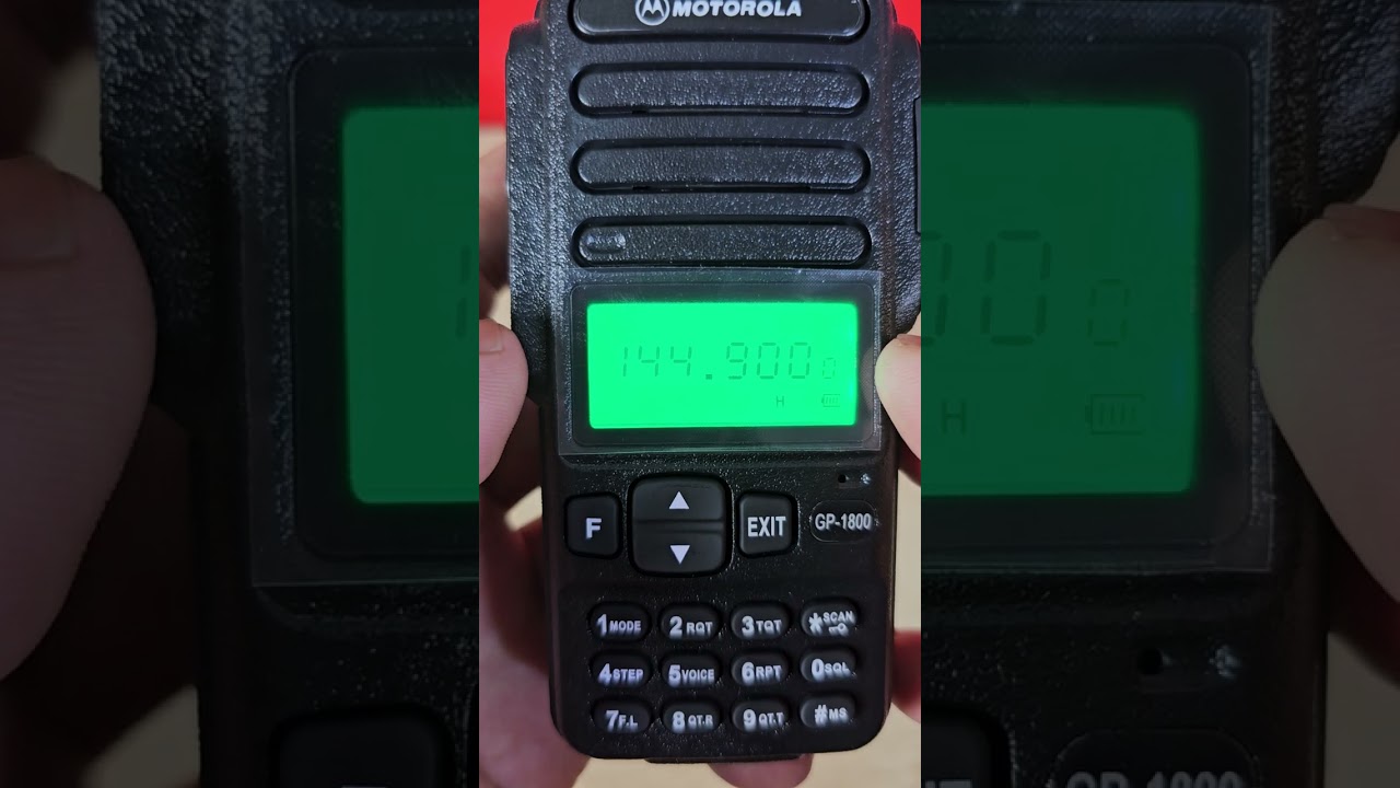 วิธีบันทึกช่อง Memory Motorola GP1800