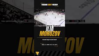 Could the Penguins consider Ilia Morozov at 22nd Overall? | 2026 NHL Draft