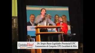 Córdoba Vive - Lanzamiento de campaña de UPC en Melo - Sergio Busso y Mariángeles Giordano