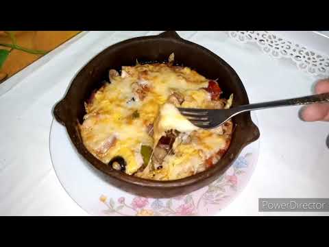 طاجن صدور الدجاج بالموتزاريلا   