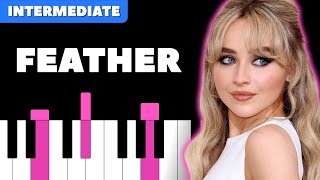 Feather - Sabrina Carpenter | PIANO Tutorial | Learn to Play Piano