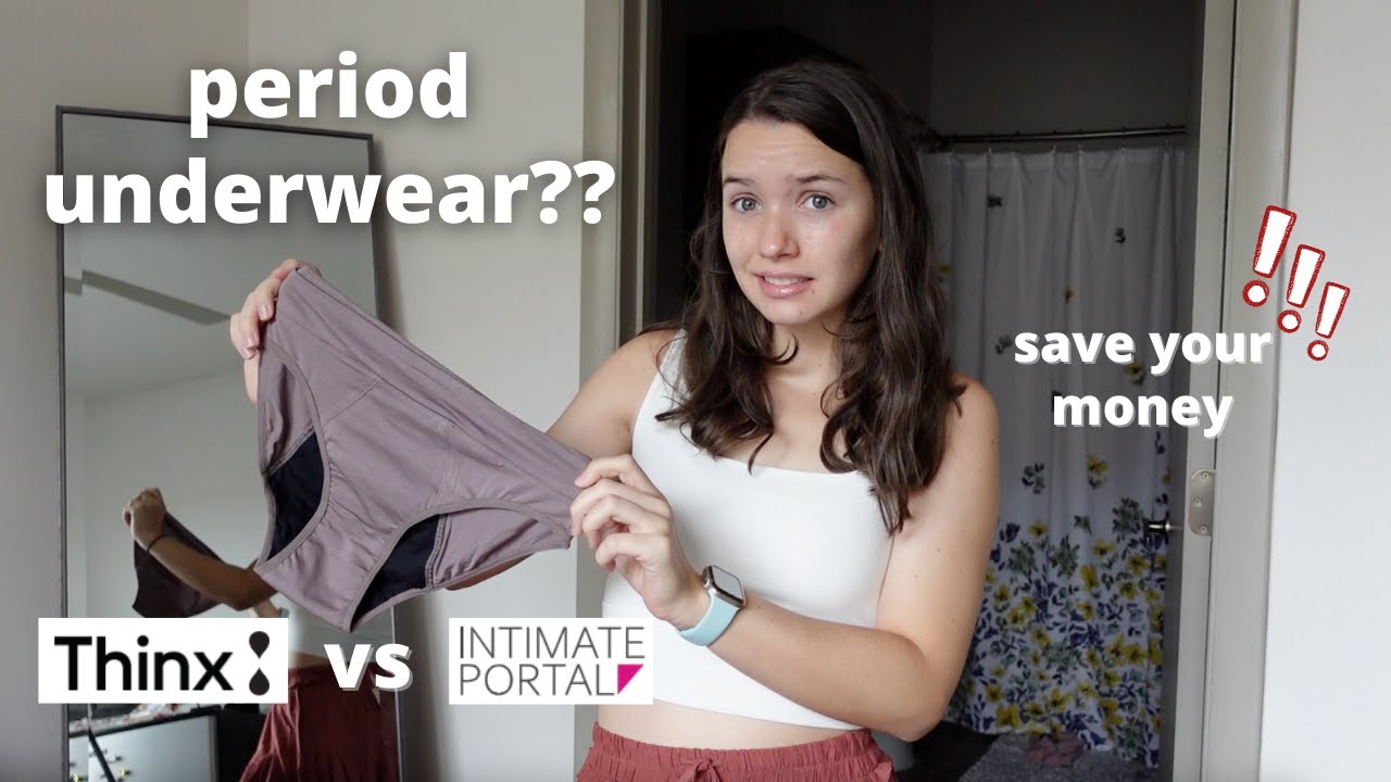 THE BEST PERIOD UNDERWEAR l Thinx vs Intimate Portal wear test 