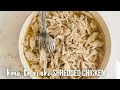 Easy and JUICY Shredded Chicken (stovetop) | The Recipe Rebel image
