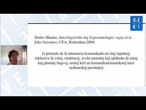 2020 VEKI: Interlingvistiko kaj Universitato: pripensoj el fakula vidpunkto - Davide Astori