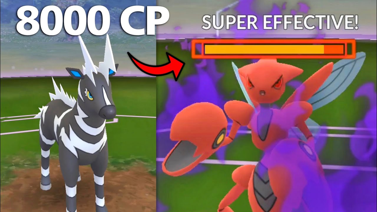 One ZEBSTRIKA Destroys 8000 CP Shadow SCIZOR Team (no Switches