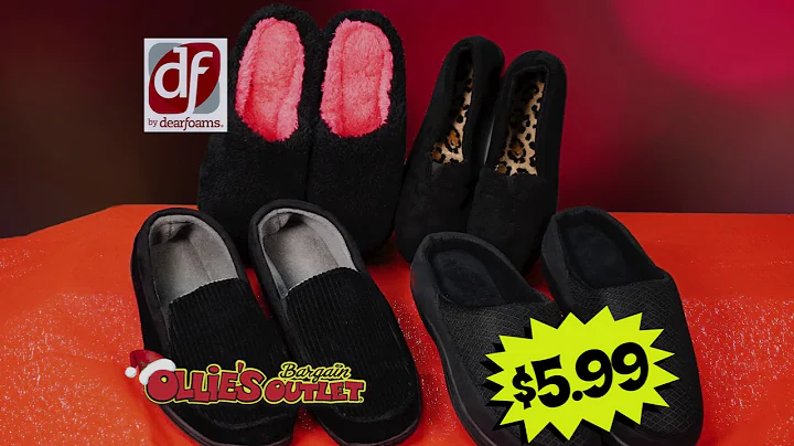 Ollie's Bargain Outlet - df by dearfoams Slipper Closeout! 11.29.17