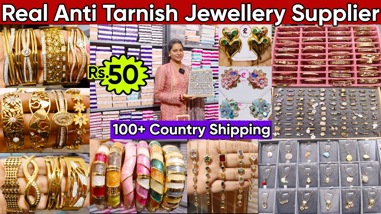 Imported Designer Anti Tarnish Jewellery Collection 2025 | Biggest Korean Anti Tarnish Warehouse