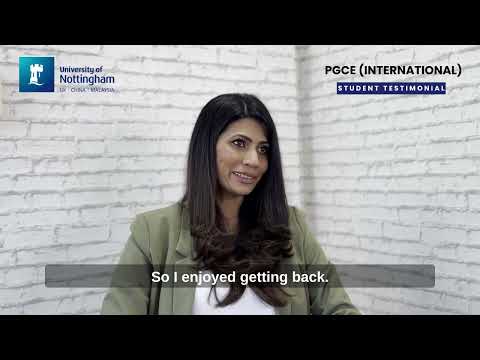 PGCE (International) | Student Testimonial | University of Nottingham