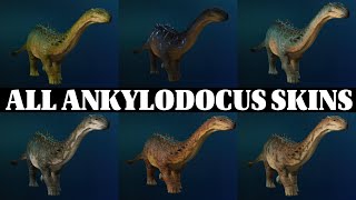 All Ankylodocus Skins In Juric World Evolution 3 4K Showcase