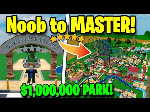 Noob To MASTER In Theme Park Tycoon 2 Built BEST 1 000 000 PARK