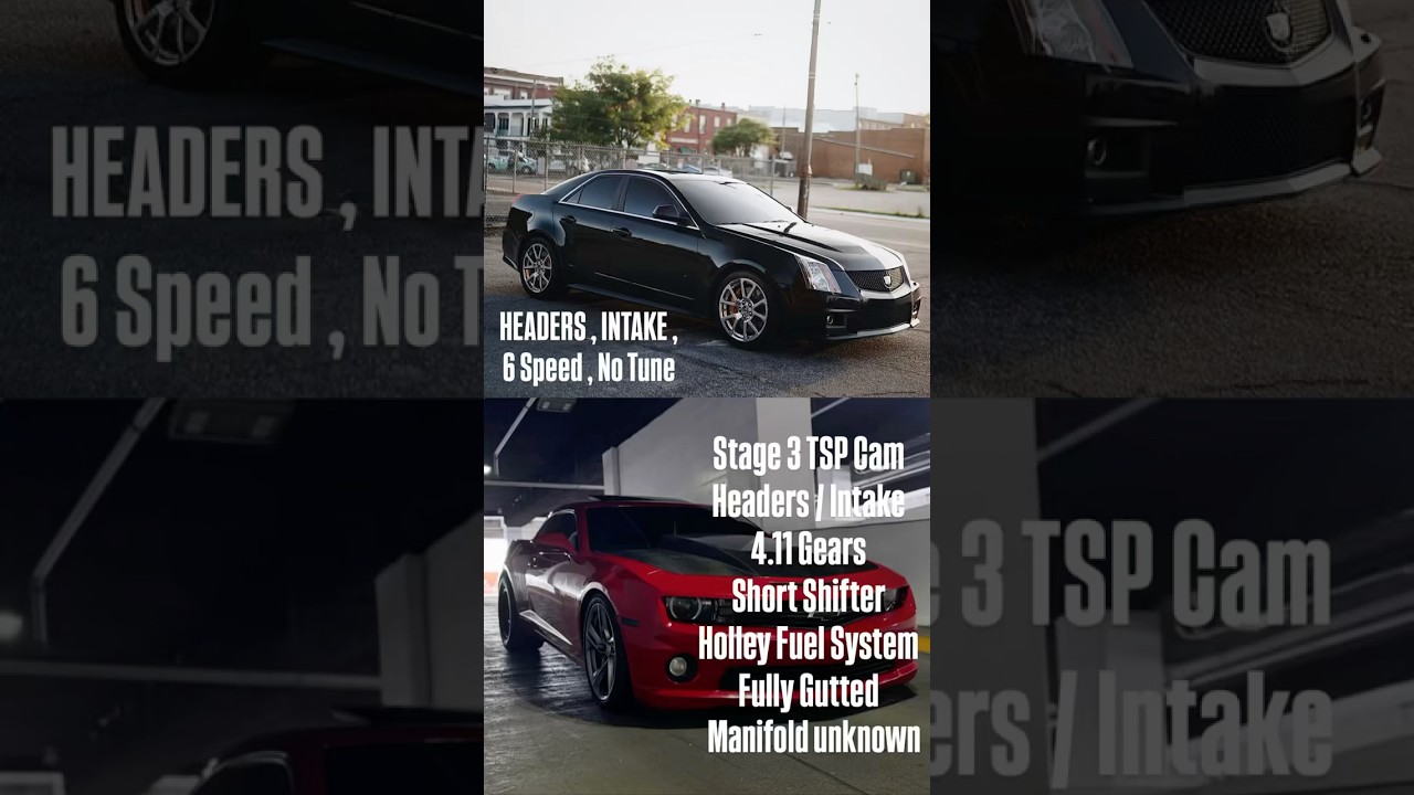 Cadillac CTS-V VS BUILT 5Th Gen Camaro SS  ￼