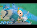 ¡La Hora del Baño! | El Robot ARPO y el Bebé |  | Caricaturas y Dibujos Animados Para Niños