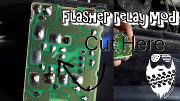Jeep Wrangler TJ Flasher relay modification for LED Lights