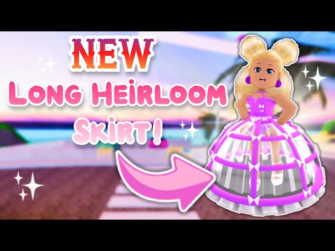 How To Get Free Skirt Long Enchanting Heirloom Skirt Royale High Update Youtube - roblox music codes prom queen roblox generator game