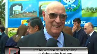 96º Aniversario de la Localidad de Gobernador Martínez