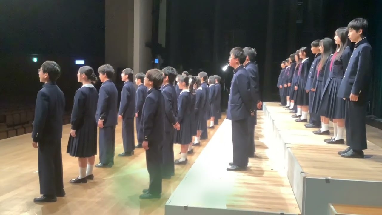 帝塚山学院泉ヶ丘中学校1年生 群読コンクールを実施しました - YouTube