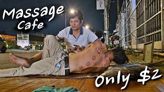 $2 Street Cafe?!  Massage On the Road - Highway ASMR