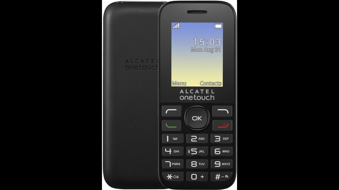 Телефон Alcatel 2057D OneTouch черный