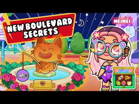I FOUND ALL THE SECRETS IN THE NEW BOULEVARD STREET UPDATE IN #avatarworldgame